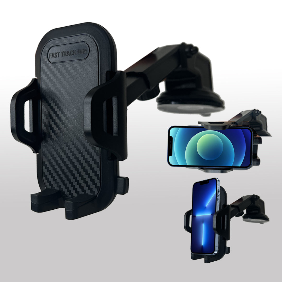 Universal Car Phone Mount Windshield Dashboard Holder 360° Rotate