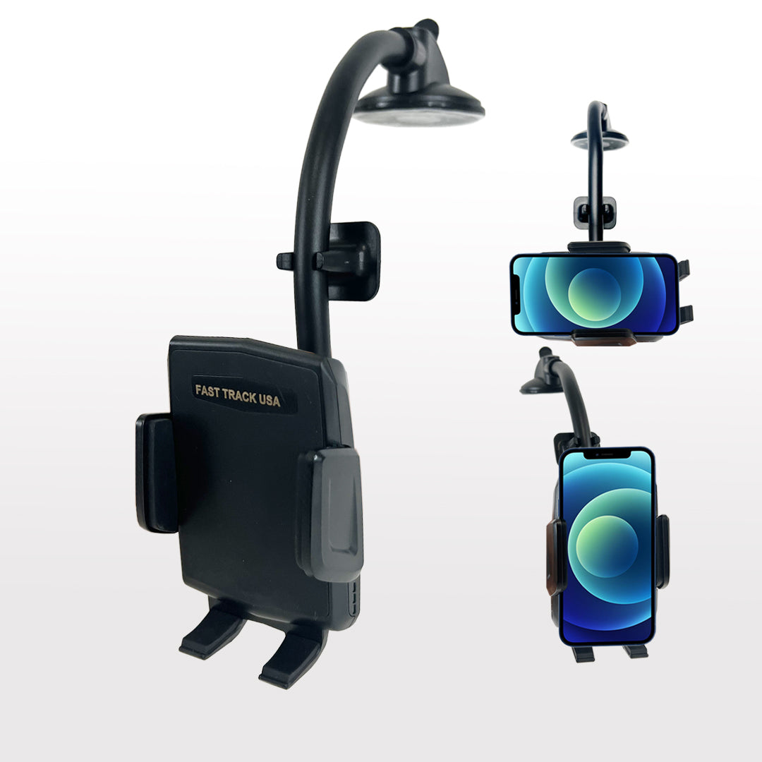 Universal Car Phone Mount - 360° Windshield Dashboard Holder