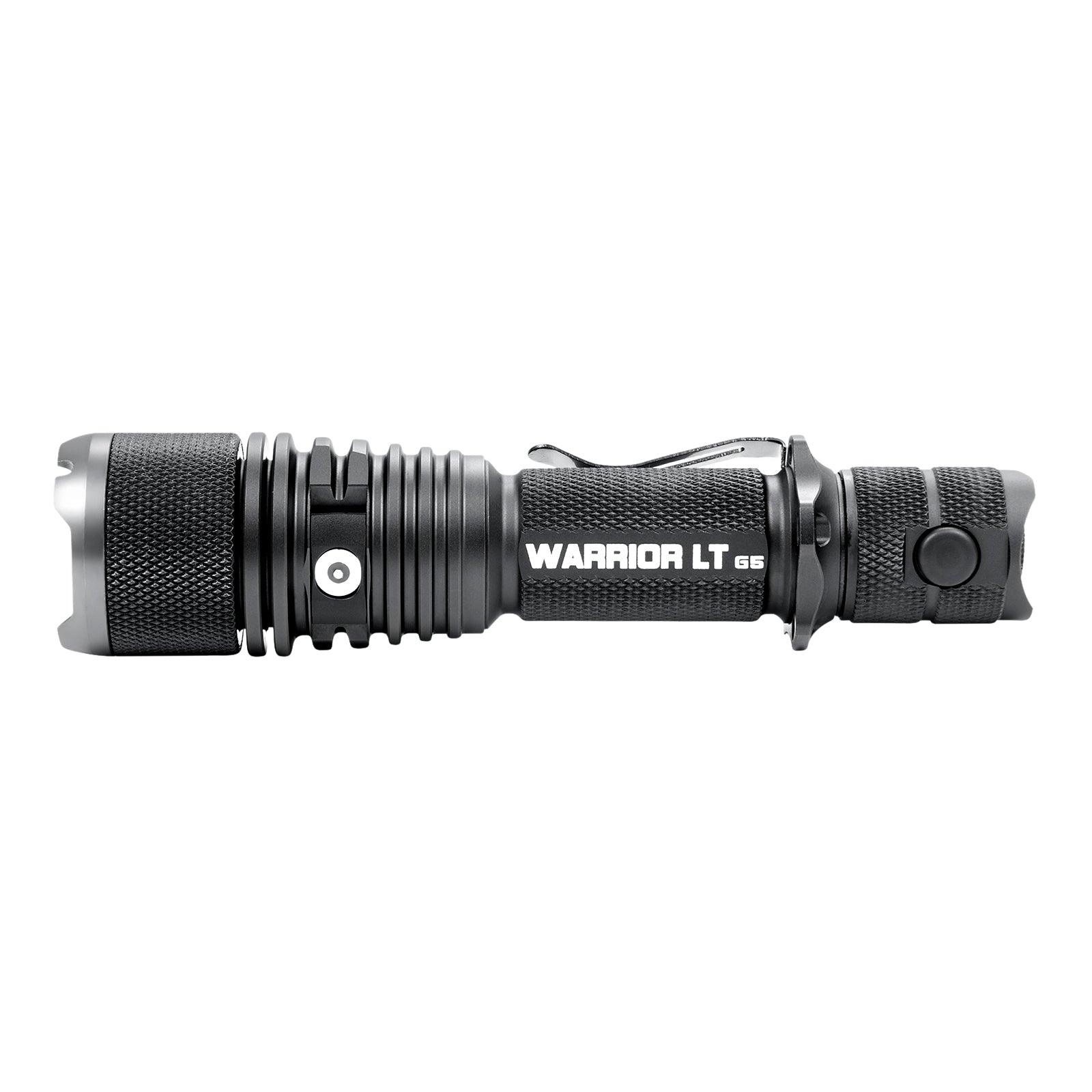 Powertac Warrior LT Gen 5 - 3050 Lumen Tactical Flashlight Long Throw