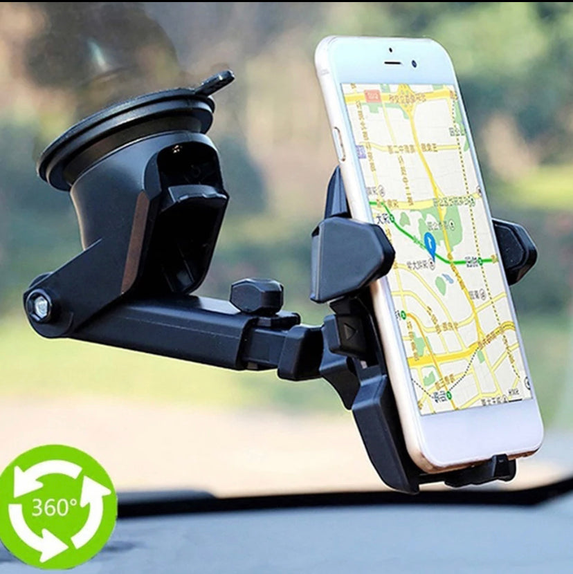 Universal Car Phone Mount - Adjustable Long Neck Dashboard Holder