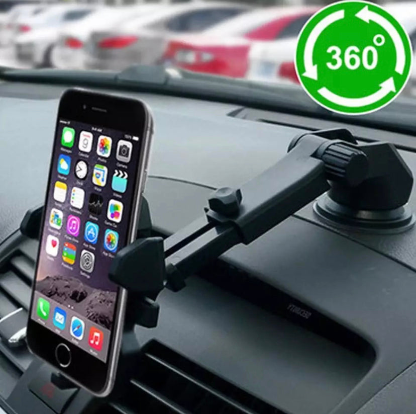 Universal Car Phone Mount - Adjustable Long Neck Dashboard Holder