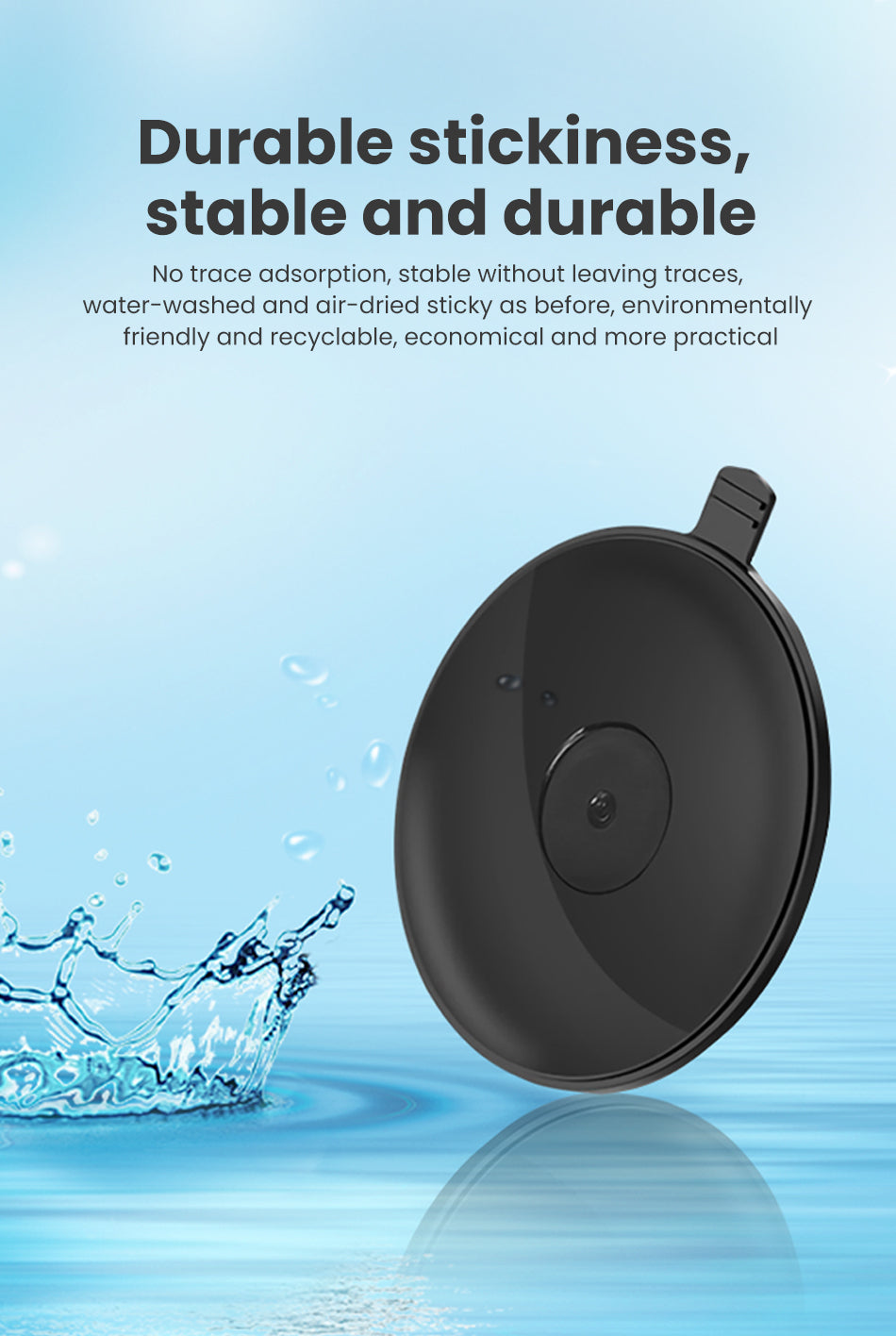 Magnetic Car Phone Holder - 360° Dashboard Mount with Strong Suction