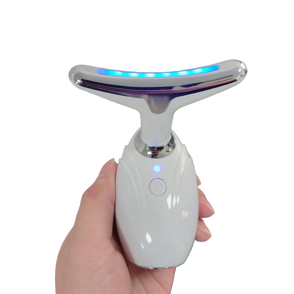 LED Face Neck Lifting Device - Chrome Alloy Anti-Aging Tool
