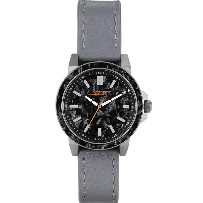 DIABLO APOLLO Forged Carbon Fiber Watch - 42mm Quartz Stainless Steel