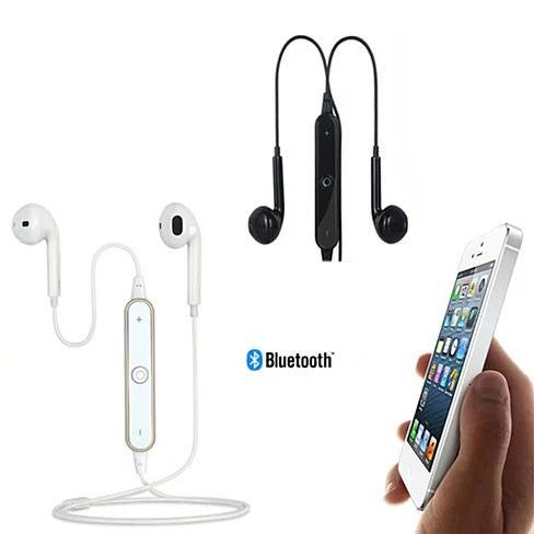 Lightweight Bluetooth headphones in black and white with CSR 4.0 APT-X and 10-hour battery life.