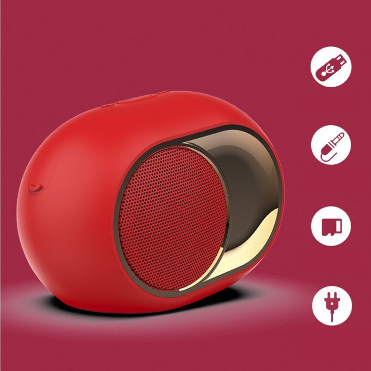 Olden Golden Retro Mini Gramophone Style Bluetooth ηχείο