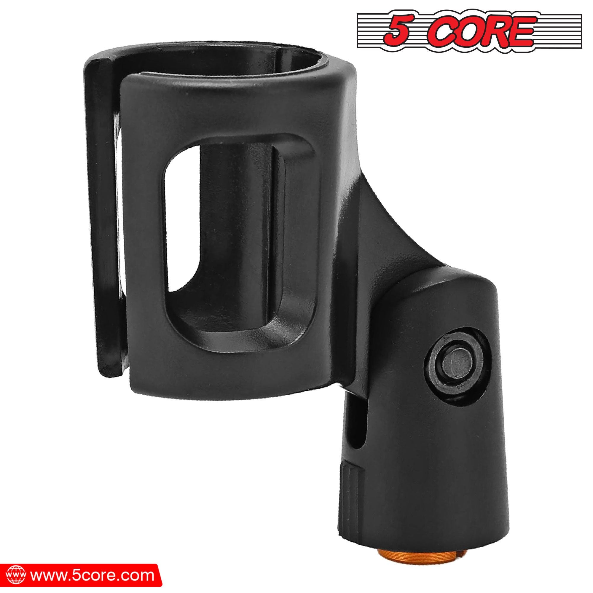 5 clip mic lõi cho đứng 6 mảnh micrô clip clip có thể điều chỉnh với bộ chuyển đổi nữ 5/8 "nam đến 3/8" phù hợp với micro cầm tay, MC-01 6 pc