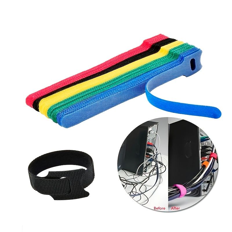 20 màu ngẫu nhiên PCS có thể sử dụng lại dây cáp buộc; Mối quan hệ tổ chức dây có thể điều chỉnh để tổ chức máy tính xách tay máy tính bảng tại nhà