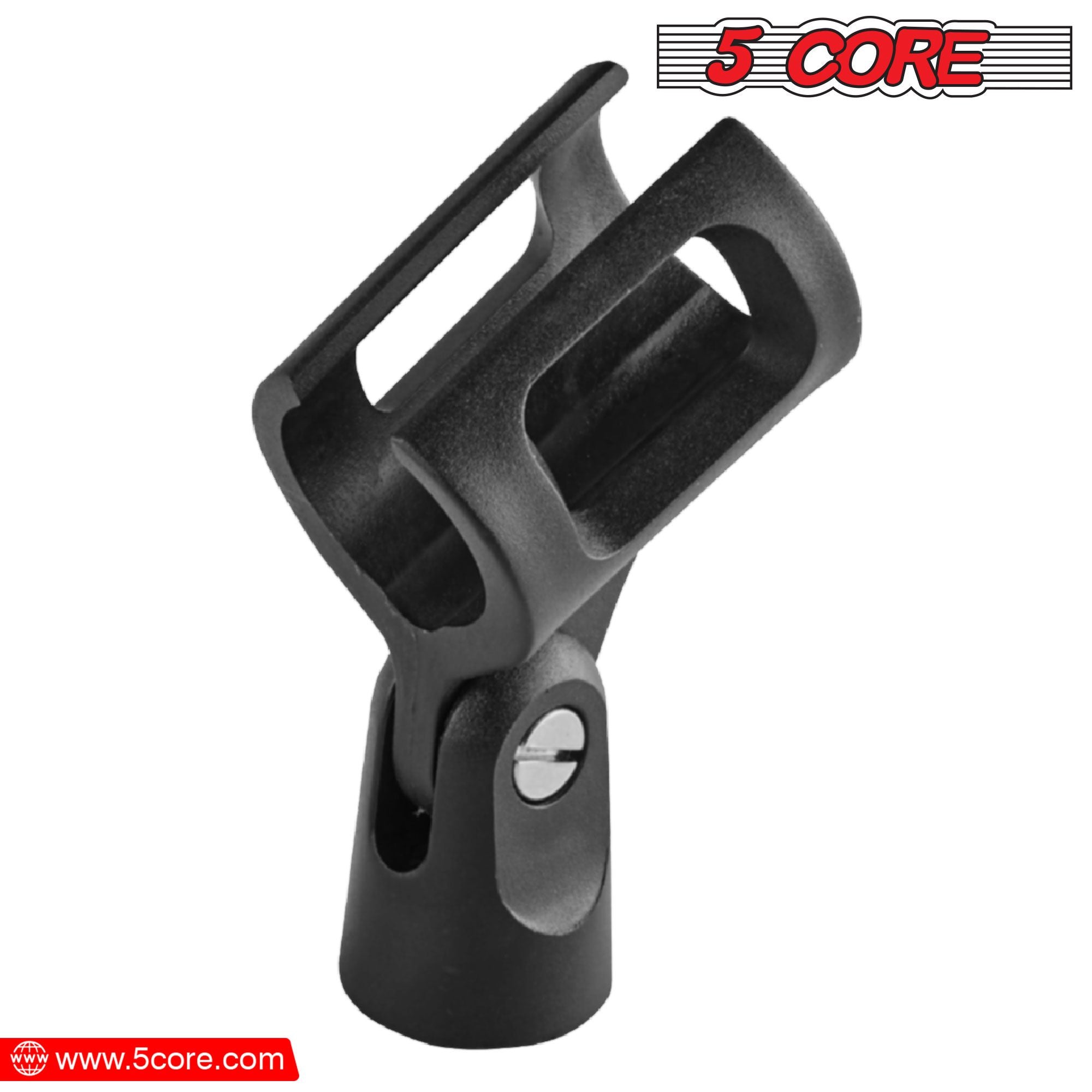5 clip mic lõi cho đứng 6 mảnh micrô clip clip có thể điều chỉnh với bộ chuyển đổi nữ 5/8 "nam đến 3/8" phù hợp với micro cầm tay, MC-01 6 pc