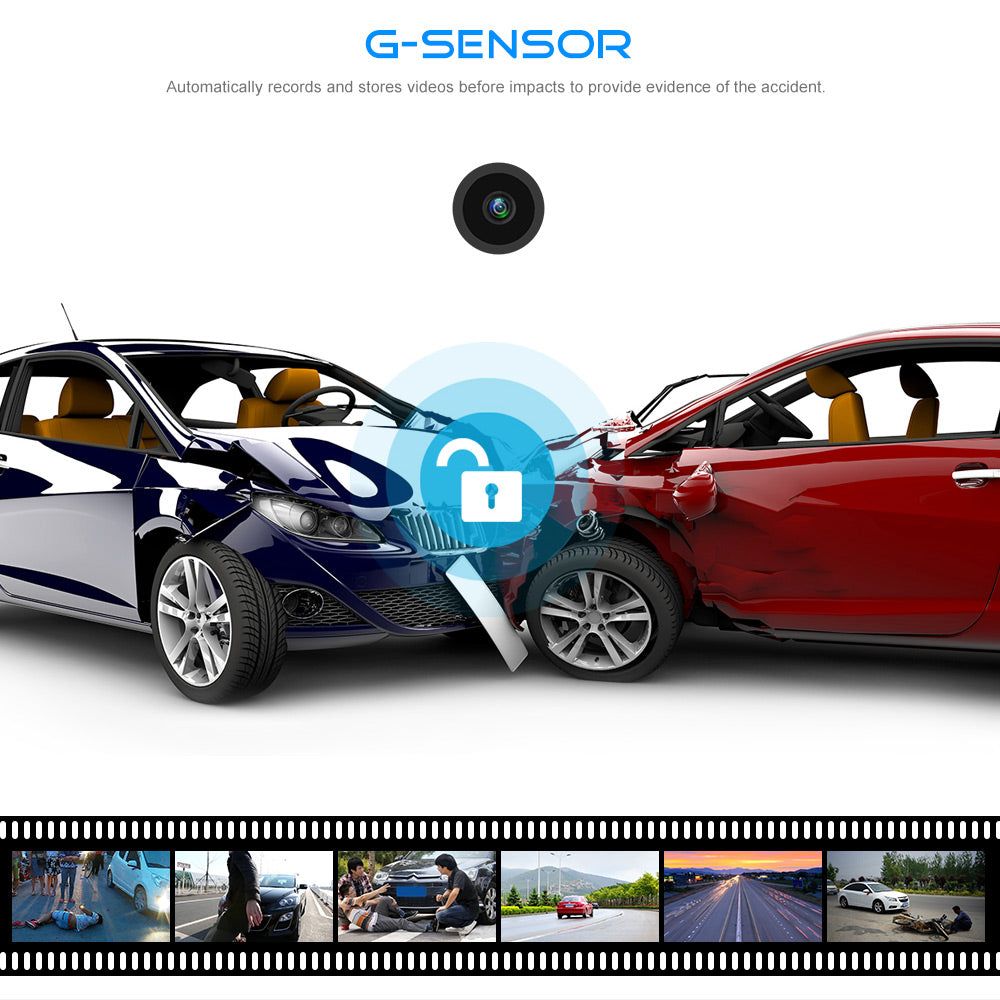Kamera Dashboard 1080P HD dengan G-Sensor dan Rekaman Malam