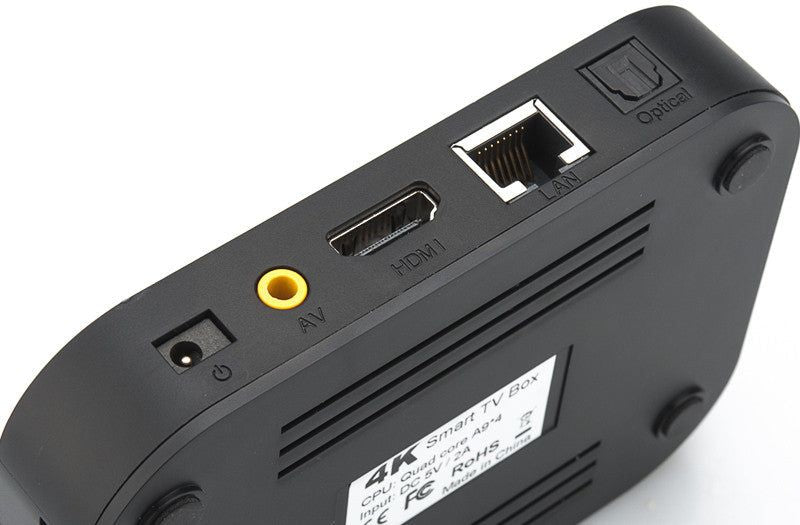 Hub de divertissement - Boîte à télévision quadricole 4K et 1080p