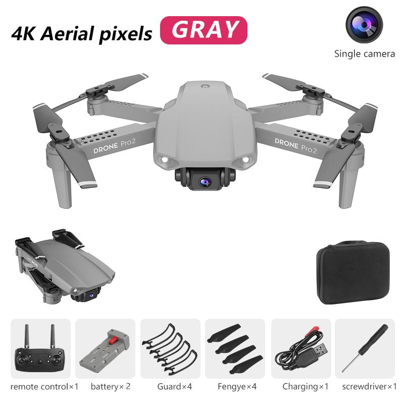 E99PRO2 RC Drone 1080p 4K HD Camera WiFi FPV Drone Kamera Ganda Quadcopter Real-Time Transmission Helicopter Toys Hadiah Ulang Tahun