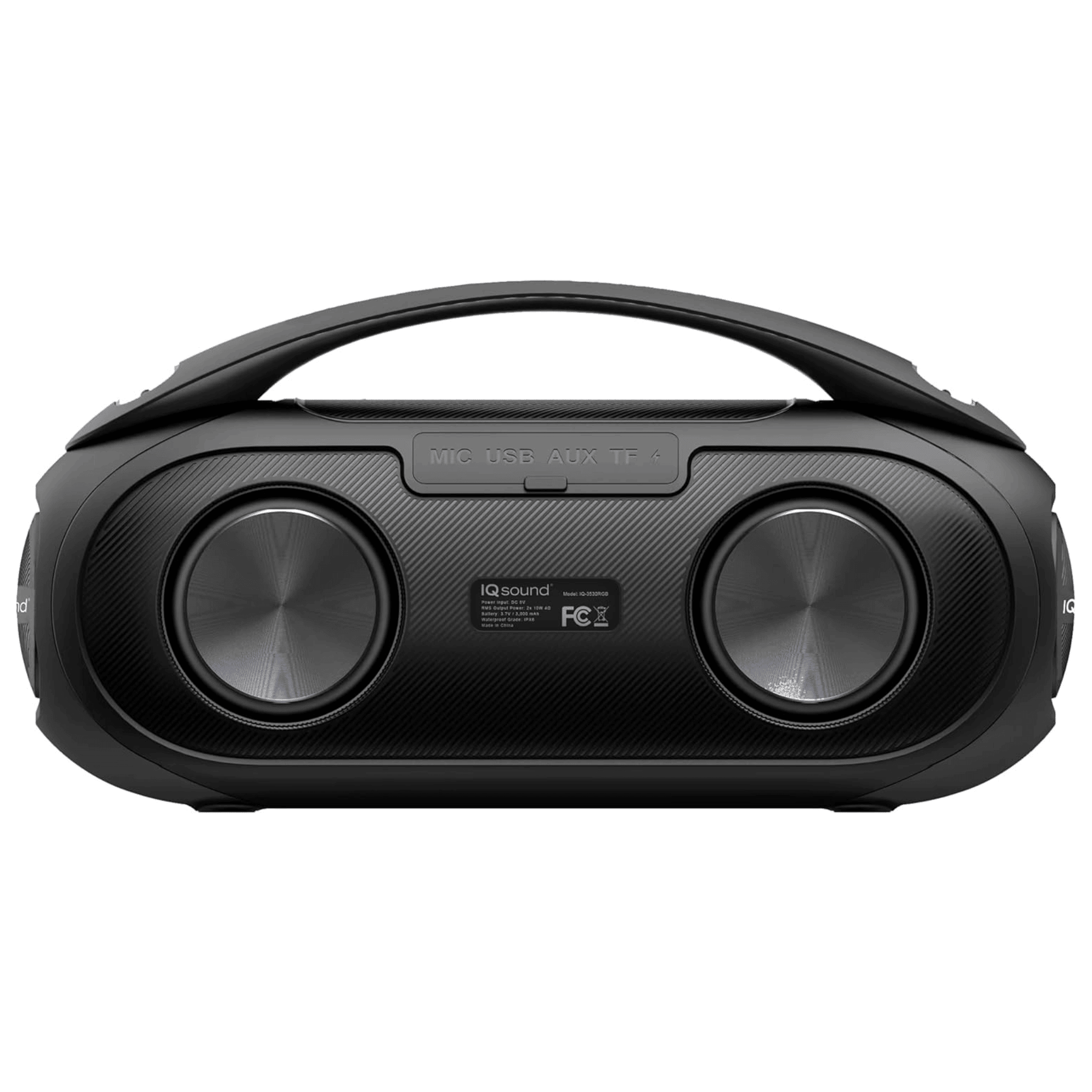 IQ Sound 40W Portable Bluetooth Speaker IPX6 Water-Resistant RGB