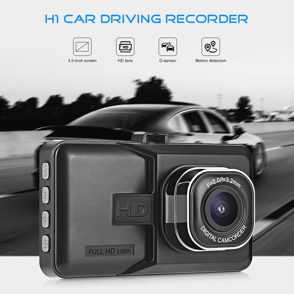 Kamera Dashboard 1080P HD dengan G-Sensor dan Rekaman Malam