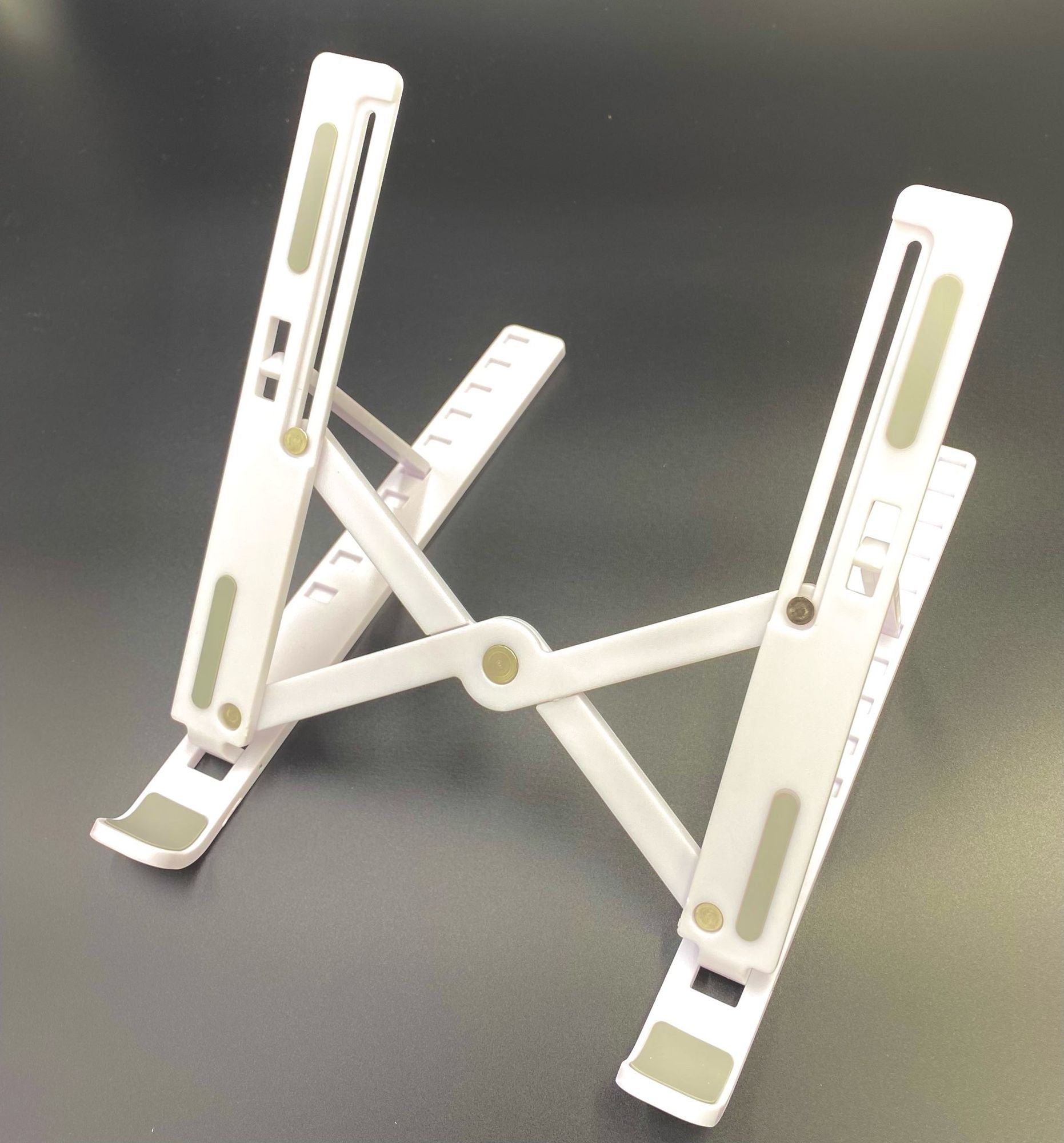 Ergonomic ABS Folding Laptop Stand - 10 Height Adjustments