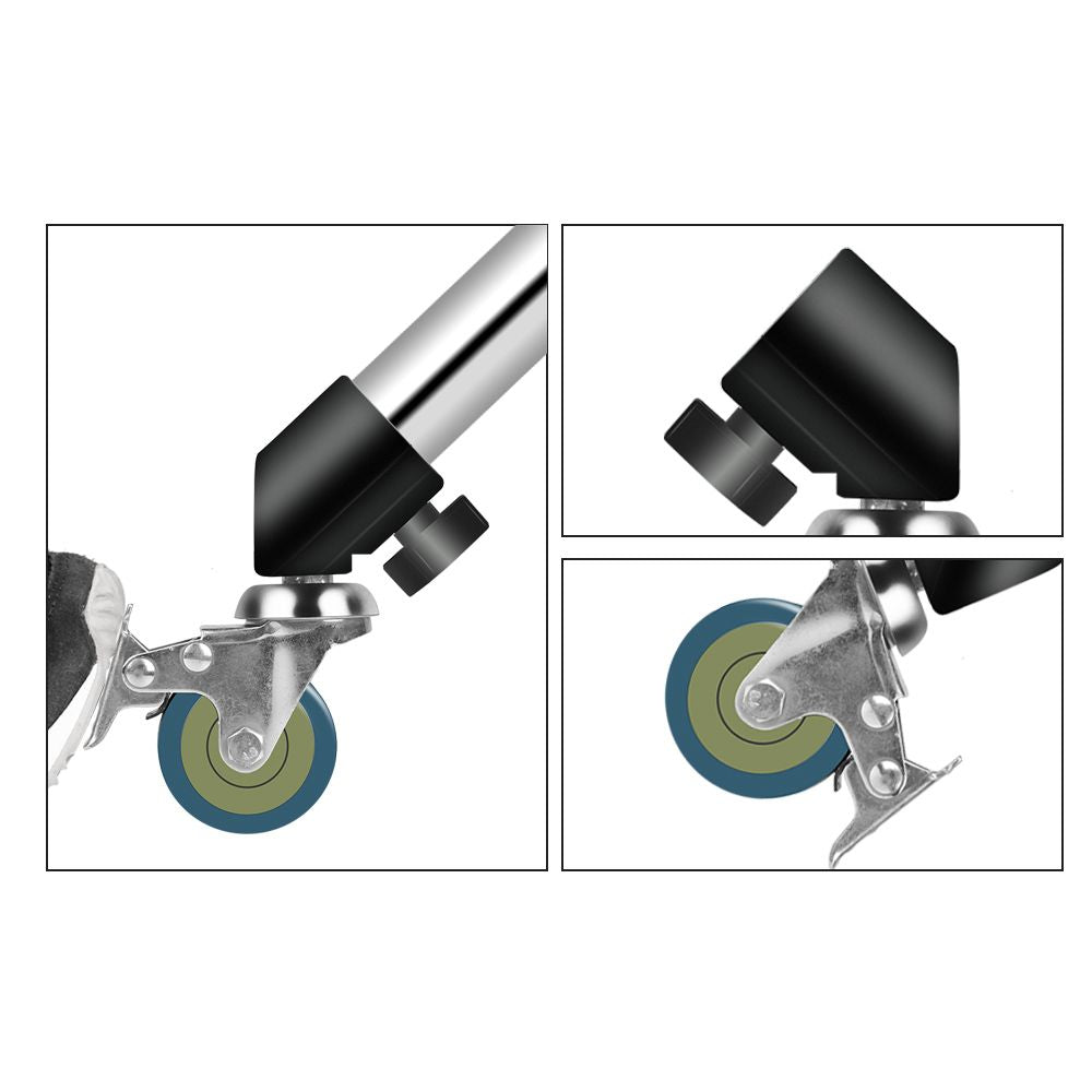 SH 16-22mm Professional Universal Pro 3 Wheels Multi-Function Photography Studio Light Lighting Century Photography Accessoires