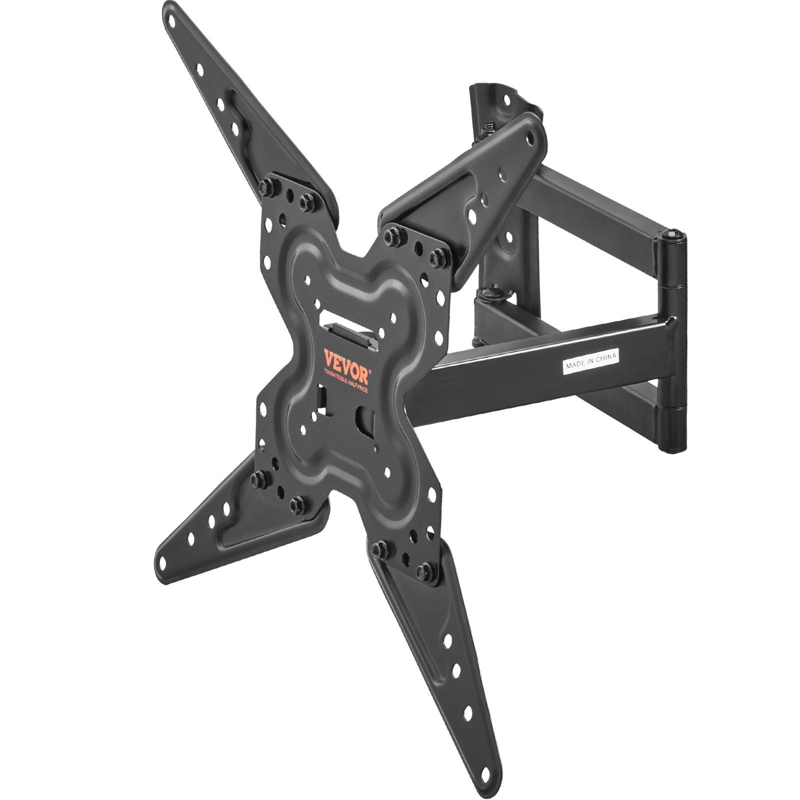 Vevor Full Motion TV Mount s'adapte à la plupart des téléviseurs de 26 à 55 pouces, support de montage mural horizontal pivotant
