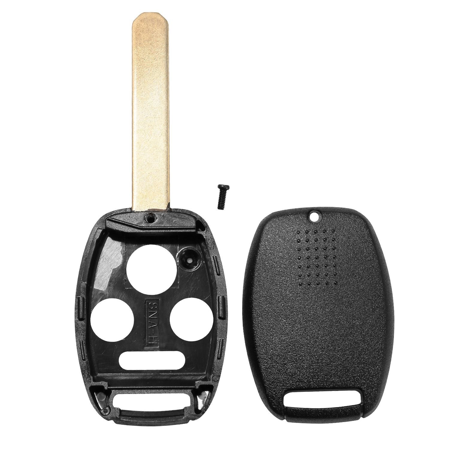 2Pcs ABS Honda Accord Key Fob Shell Case 2008-2012 Remote Entry