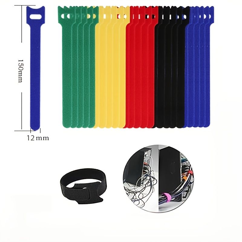 20 màu ngẫu nhiên PCS có thể sử dụng lại dây cáp buộc; Mối quan hệ tổ chức dây có thể điều chỉnh để tổ chức máy tính xách tay máy tính bảng tại nhà