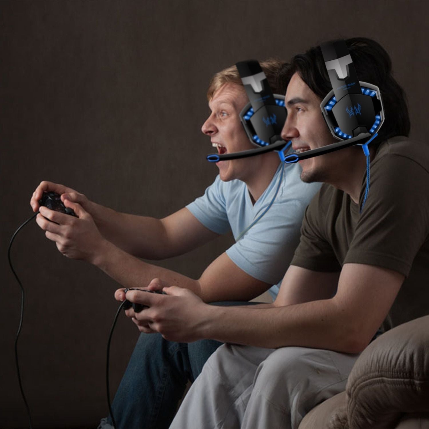 Gaming Headset 50mm Stereo Over Ear - PS4 Xbox Switch PC LED