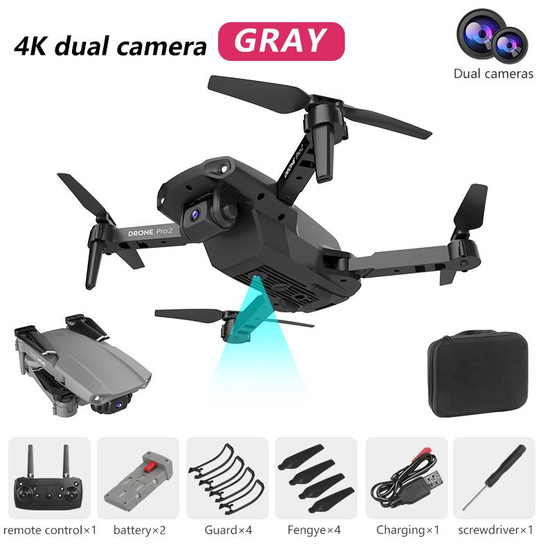 E99PRO2 RC Drone 1080p 4K HD Camera WiFi FPV Drone Kamera Ganda Quadcopter Real-Time Transmission Helicopter Toys Hadiah Ulang Tahun