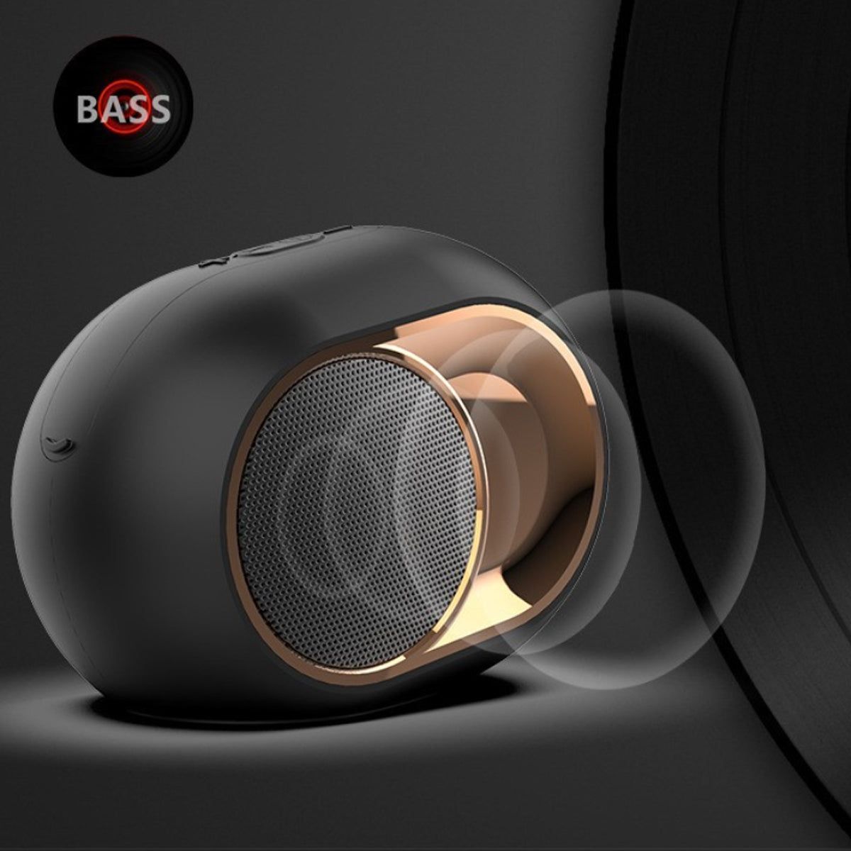 Olden Golden Retro Mini Gramophone Style Bluetooth ηχείο