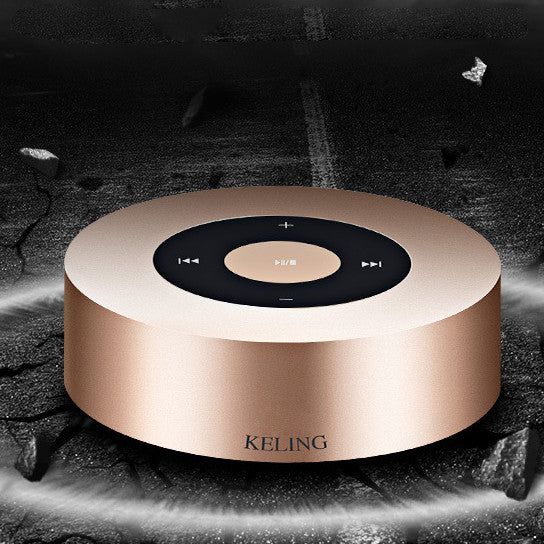 Metallic Bluetooth Speaker MP3 Player - Gold Silver NFC 10Hr Battery