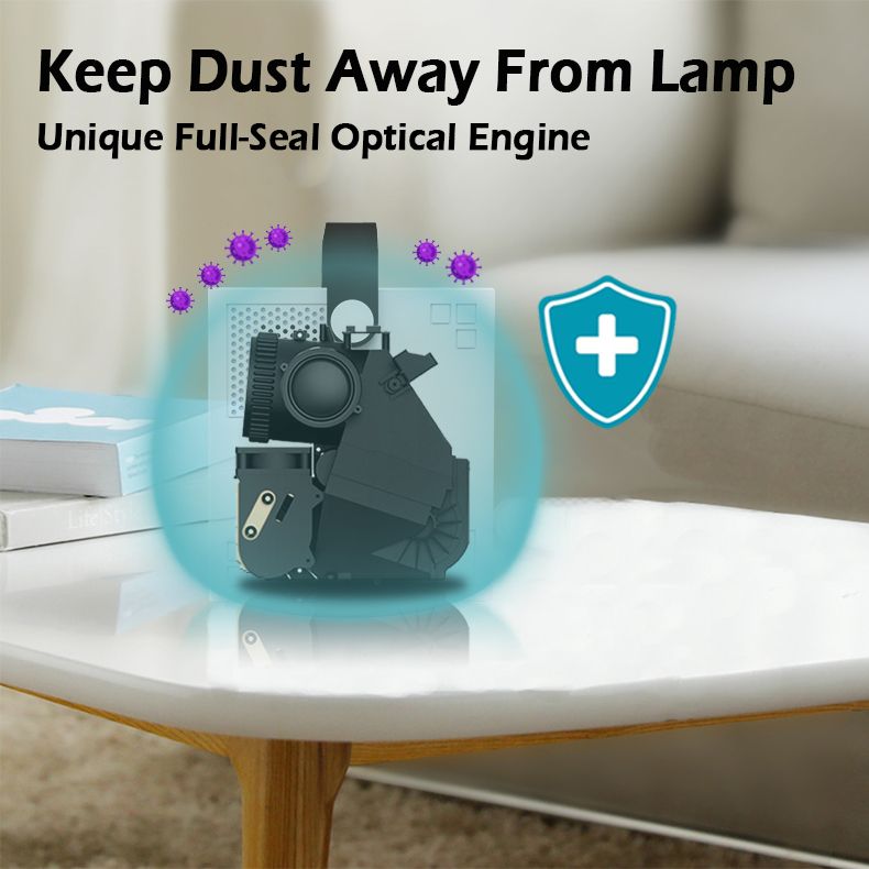 FMUSER Y2 4K Portable Interactive Projector Android 9.0 HDMI WiFi