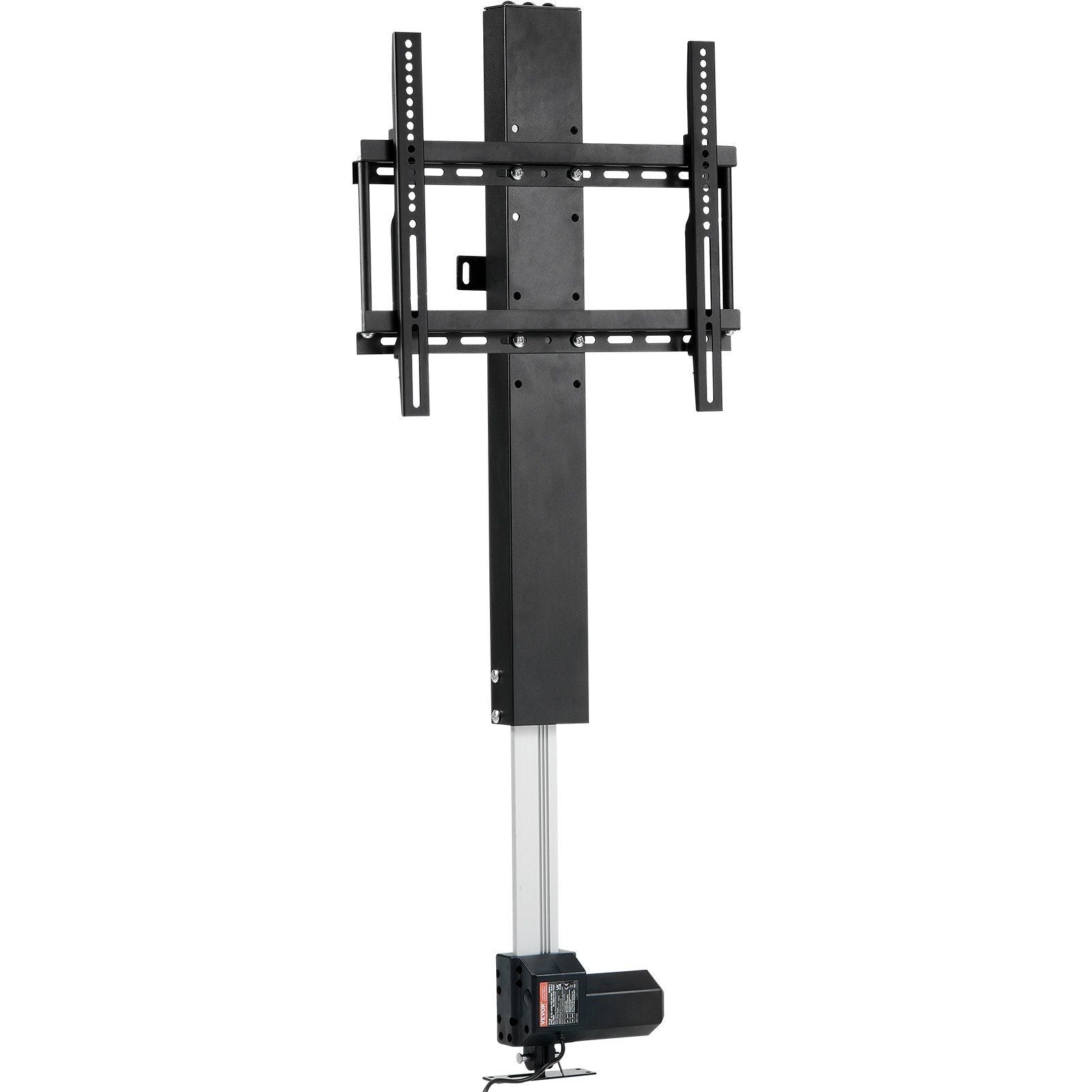 VEVOR Motorized TV Lift Stroke Length 28 Inches Motorized TV Mount Fit for Max.50 Inch TV Lift with Remote Control Height Adjustable 38-65 Inch,Load Capacity 132 Lbs