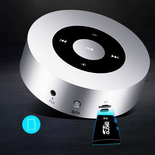 Metallic Bluetooth Speaker MP3 Player - Gold Silver NFC 10Hr Battery