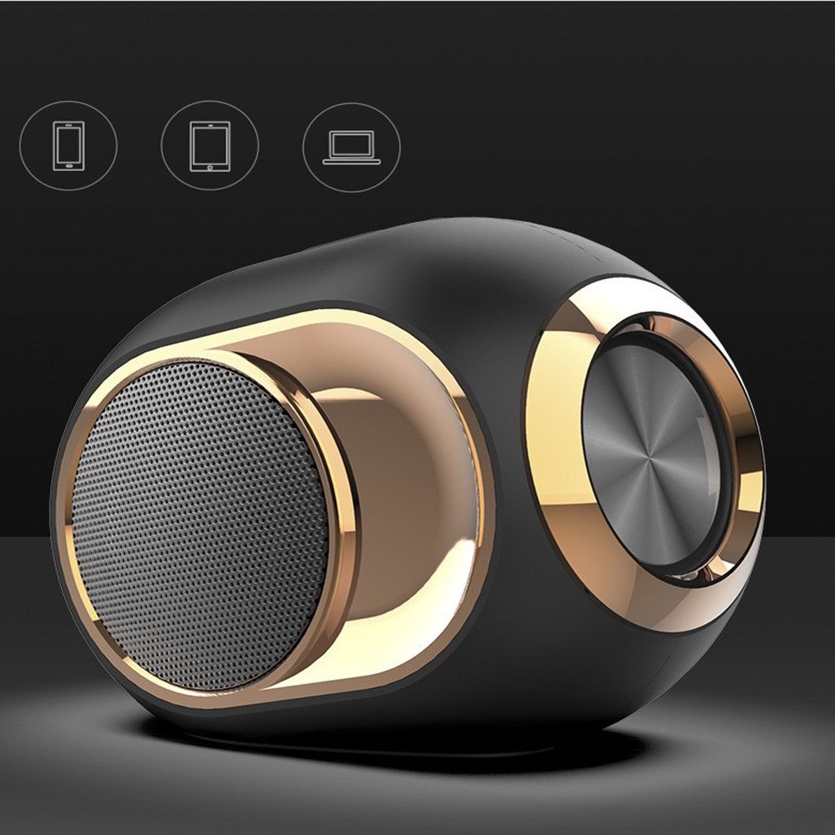 Olden Golden Retro Mini Gramophone Style Bluetooth ηχείο