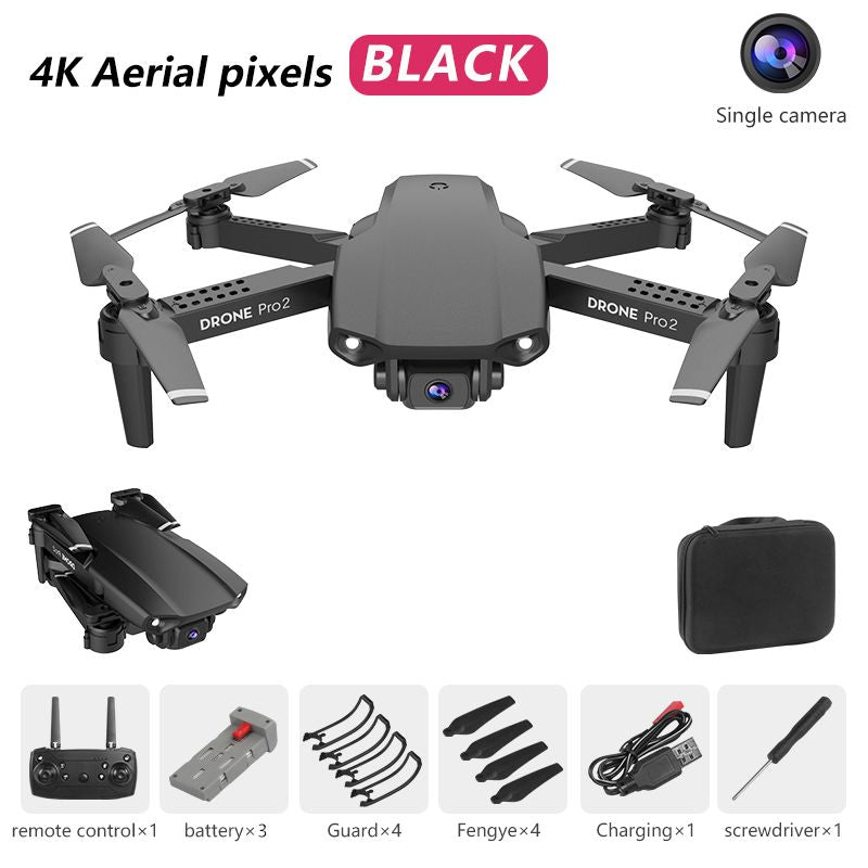 E99PRO2 RC Drone 1080p 4K HD Camera WiFi FPV Drone Kamera Ganda Quadcopter Real-Time Transmission Helicopter Toys Hadiah Ulang Tahun