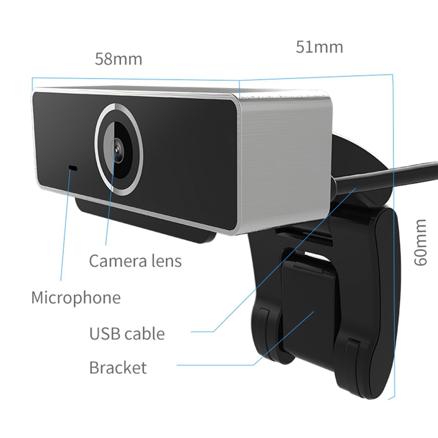FHD 1080p Webcam USB PC Komputer Webcam Auto Focus dengan Mikrofon 60 Deregreen Laptop Laptop Webcam Langsung Webcam Streaming