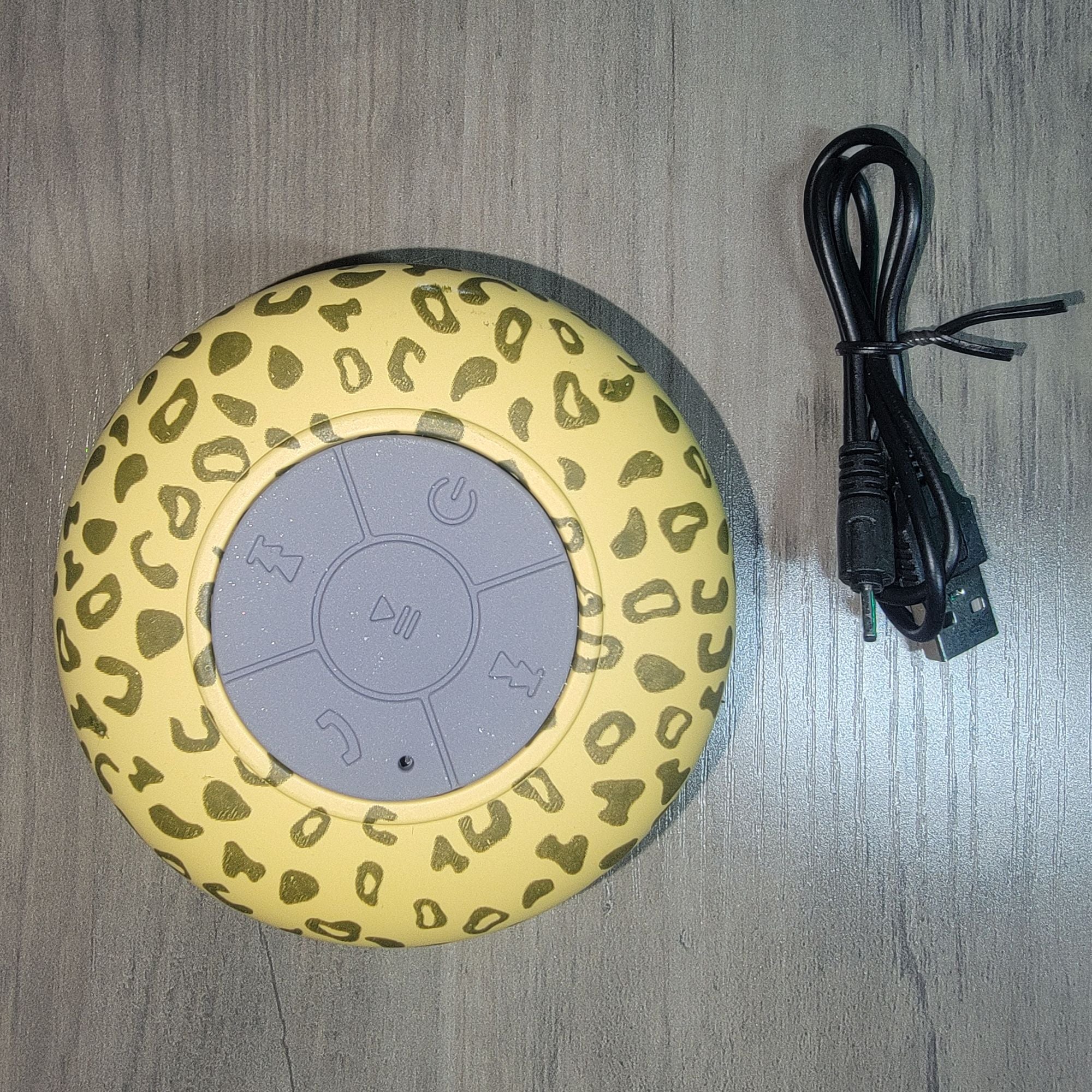 Aqua Sounds Leopard Print Bluetooth Shower Speaker - Water Resistant
