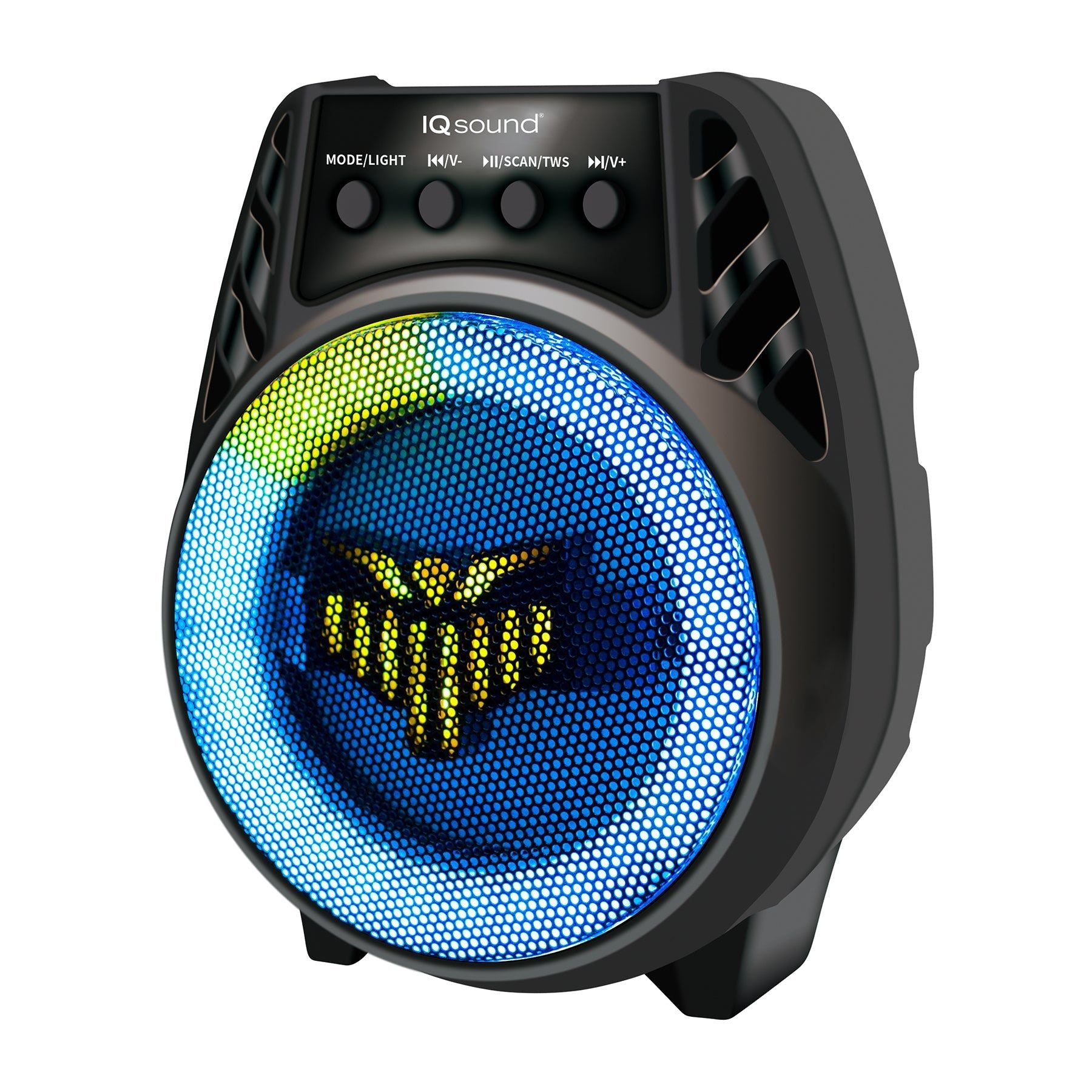 IQ Sound 4" Bluetooth TWS Party Speaker with LED Lights
