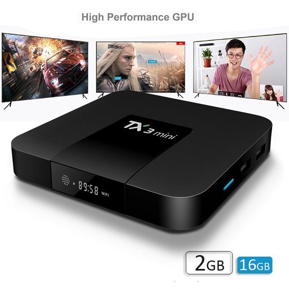 TX3 Mini Android TV Box 4K - Amlogic S905W Quad Core 2GB/16GB WiFi