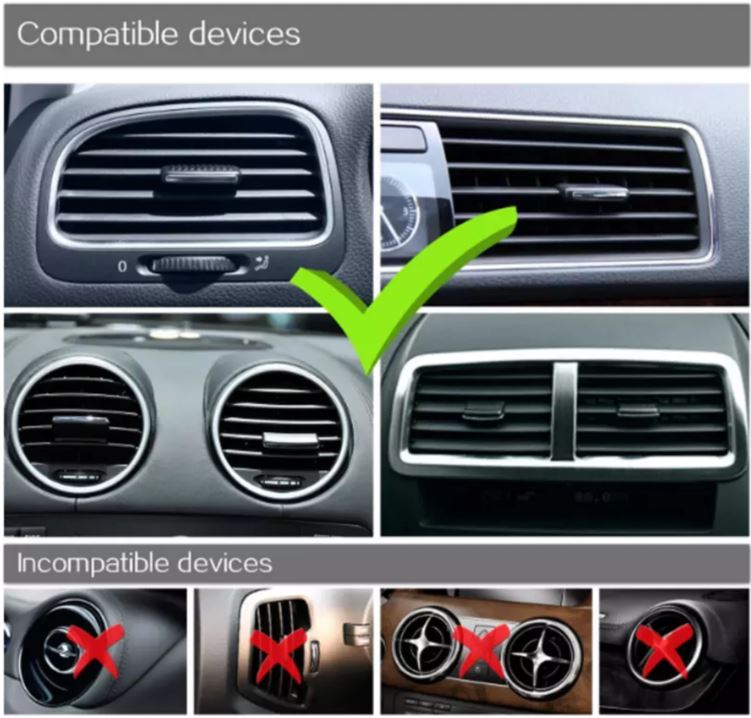 Universal Car Air Vent Phone Mount 360° Rotation Adjustable Holder