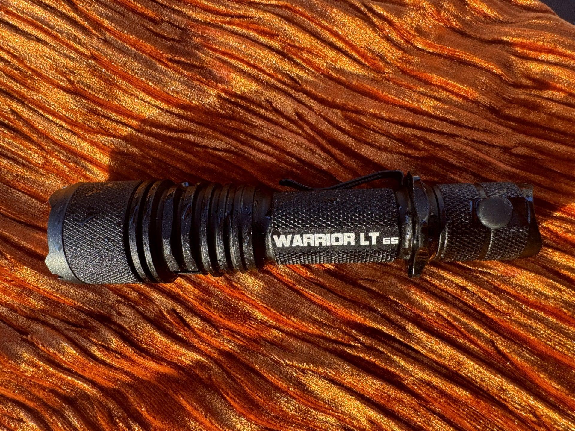Powertac Warrior LT Gen 5 - 3050 Lumen Tactical Flashlight Long Throw