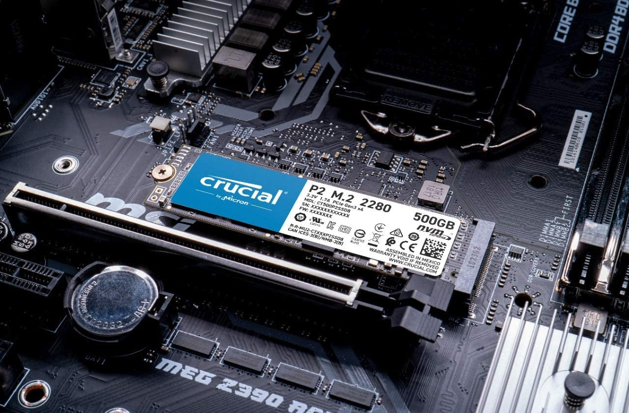 P2 1TB 3D NAND Nvme Pcie M.2 SSD up to 2400Mb/S - CT1000P2SSD8