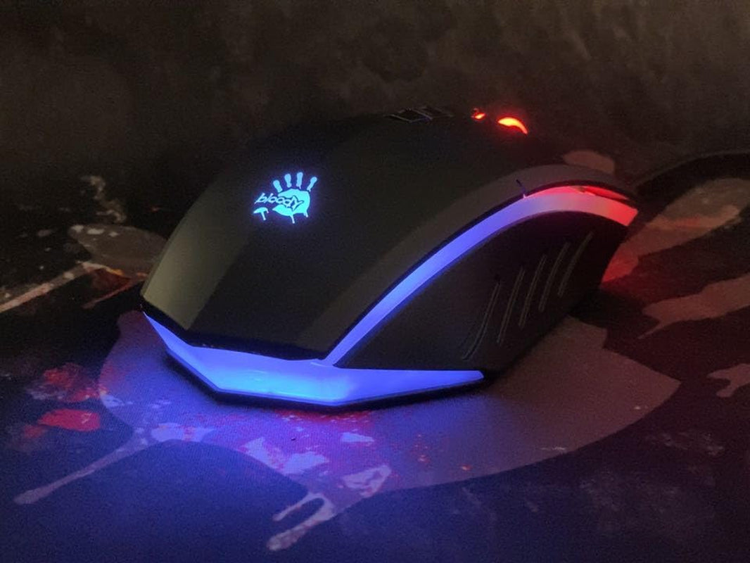 A70X Optical Gaming Mouse with Light Strike (LK) Switch & Scroll - Fully Programmable and Advance Macros (A70X-Matteblack)