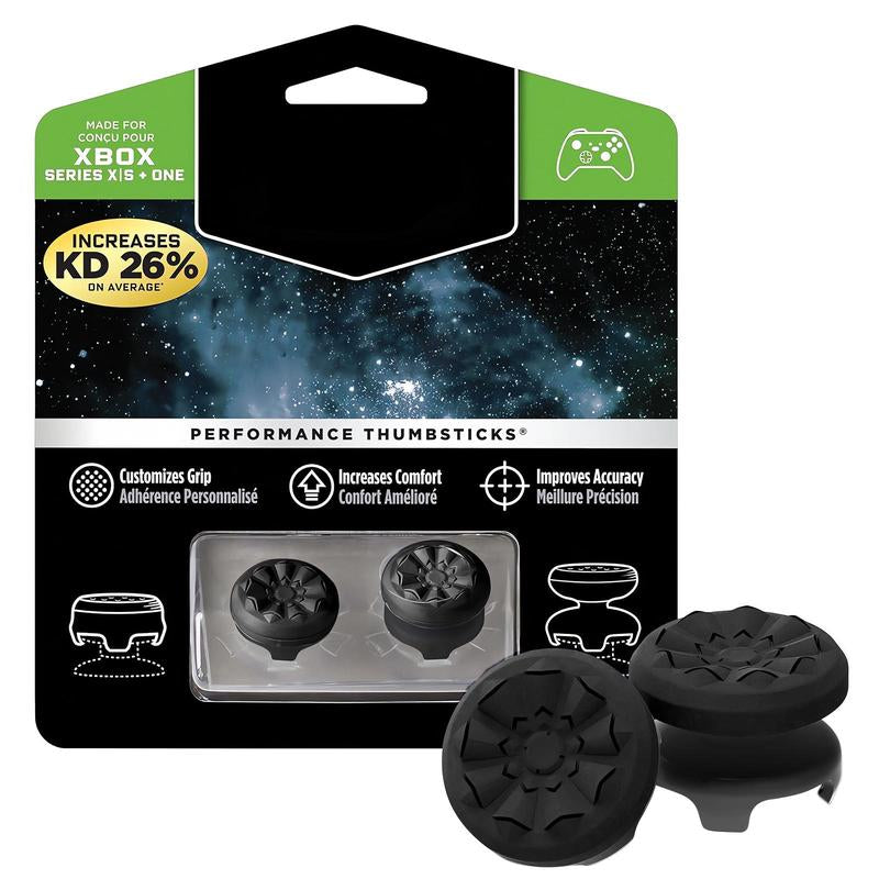 Controlfreek FPS Freek Galaxy Black for Xbox One and Xbox Series X Controller | 2 Performance Thumbsticks | 1 High-Rise, 1 Mid-Rise | Black (Limited Edition) Ps5 Accessories Gaming Accessories Grip Game Console