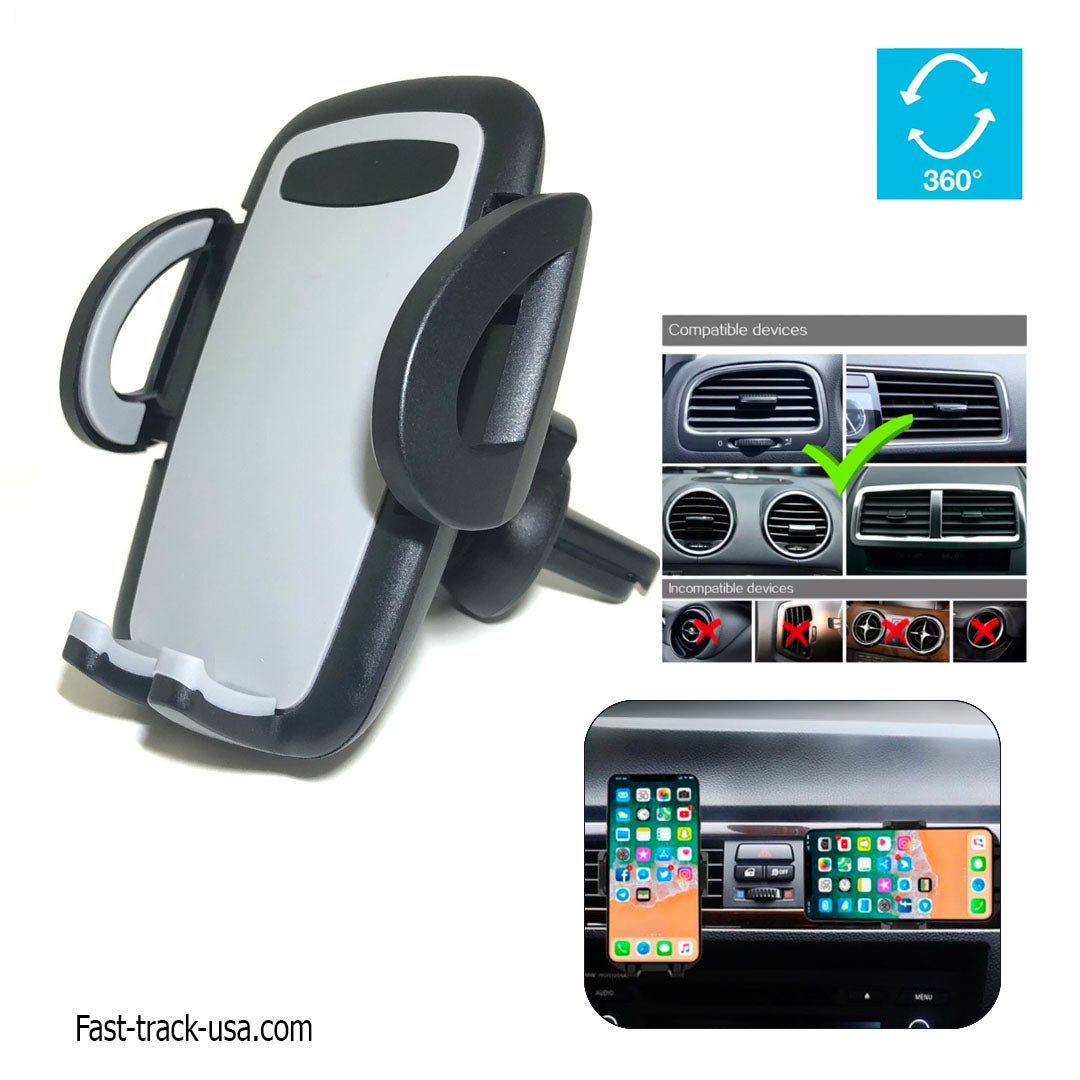 Bil Air Vent Mount Mount Cell Phone Mount Holder Justerbar vagga