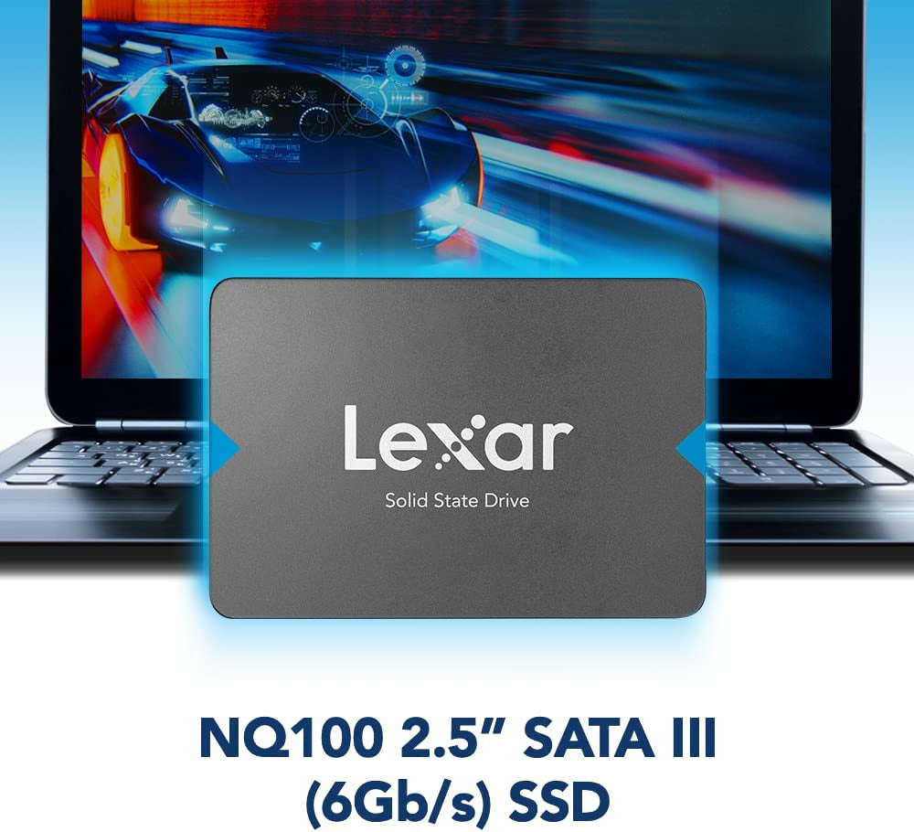 240GB NQ100 SSD 2.5” SATA III Internal Solid State Drive, up to 550Mb/S Read, Gray (LNQ100X240G-RNNNU)