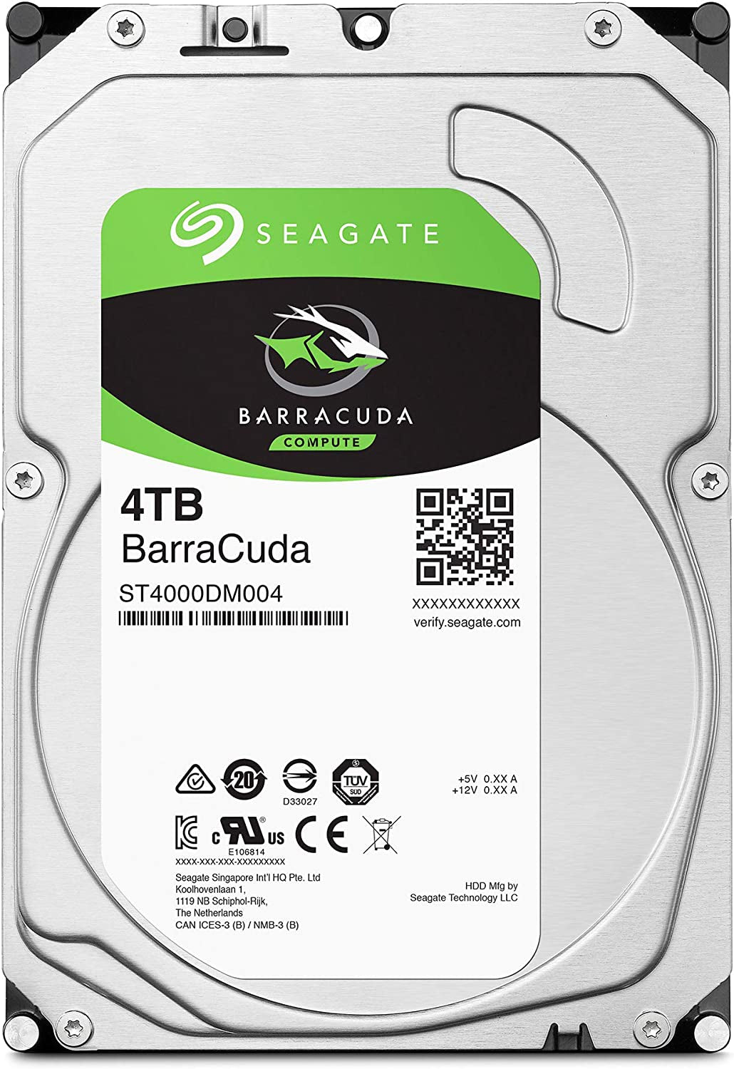 Barracuda 4TB Internal Hard Drive HDD – 3.5 Inch Sata 6 Gb/S 5400 RPM 256MB Cache for Computer Desktop PC – Frustration Free Packaging ST4000DMZ04/DM004