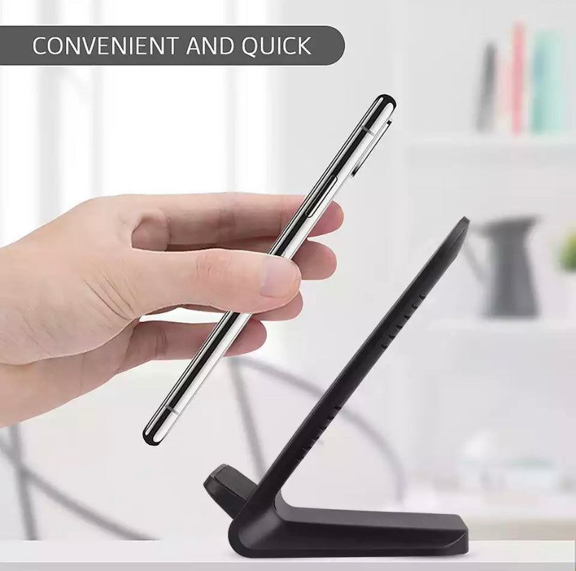 Wireless QI Charger Stand Dock Holder