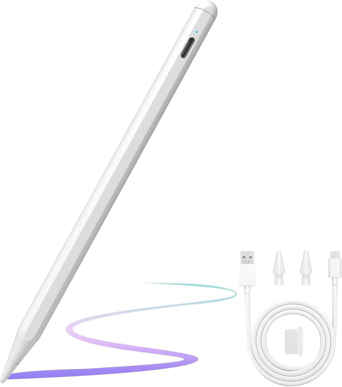 Stylus Pencil for Ipad 10Th & 9Th Generation, Active Pen with Palm Rejection Compatible with 2018-2023 Apple Ipad 10/9/8/7/6Th Gen/Ipad Pro 12.9 &11 Inches/Ipad Pro 6/5/4Th Gen/Ipad Air 5/4/3 Gen