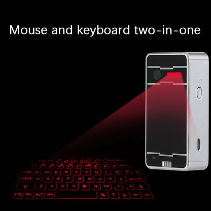 Portable Bluetooth Virtual Laser Keyboard Wireless Projector Keyboard with Mouse Function for Iphone Tablet Computer Phone