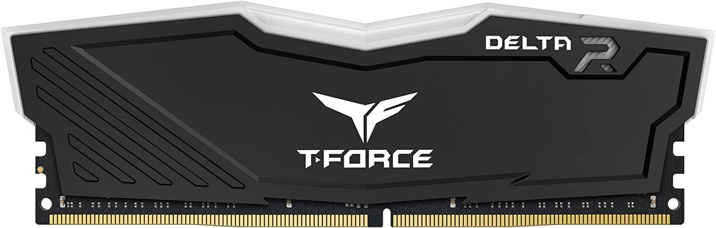 T-Force Delta RGB DDR4 32GB (2X16Gb) 3200Mhz (PC4-25600) CL16 Desktop Memory Module Ram TF3D432G3200HC16FDC01 - Black