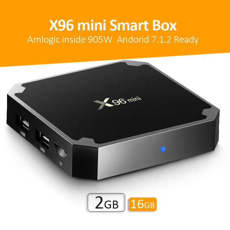 Smart TV Box X96 Mini Android 8.1 Amlogic S905W Quad core with WIFI 2.4GHz 1G+8G/2G+16G Media Player