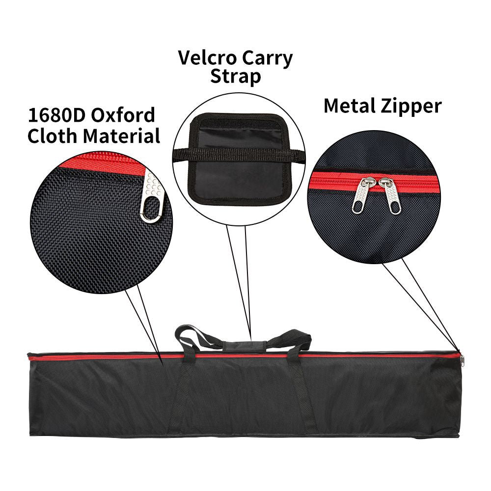 Herramientas de fotografía kits de transporte de bolsas C stand de fotografía Cipod trípode de acero inoxidable brazo de soporte y cabezal de agarre mejorado máximo 135 cm